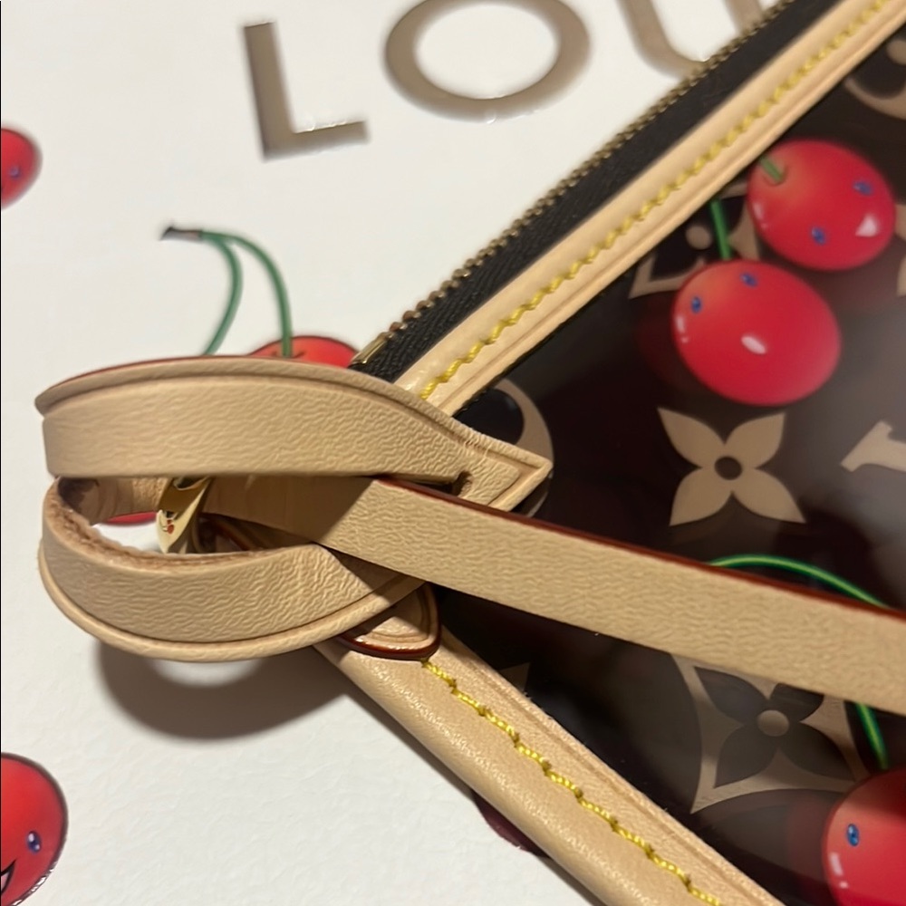 Murakami Louis Vuitton Cherry Brown and Red Clutch/Crossbody bag 2025 - Picture 4 of 9